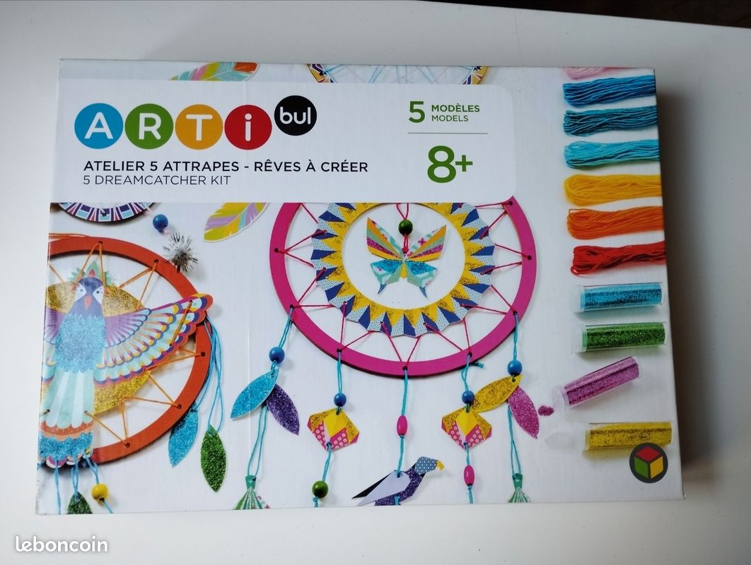 Atelier Attrape-Rêves Oxybul - Kit Créatif 5 Attrape-Rêves Dès 8 Ans