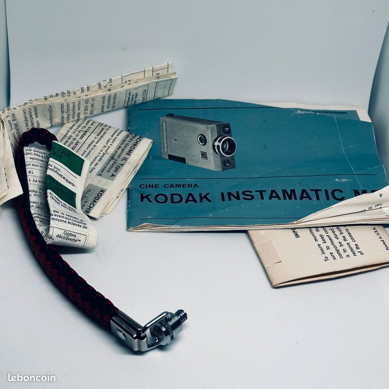 Caméra Super8 Kodak Instamatic M5 – Années 60 – Non Testée – En L'état