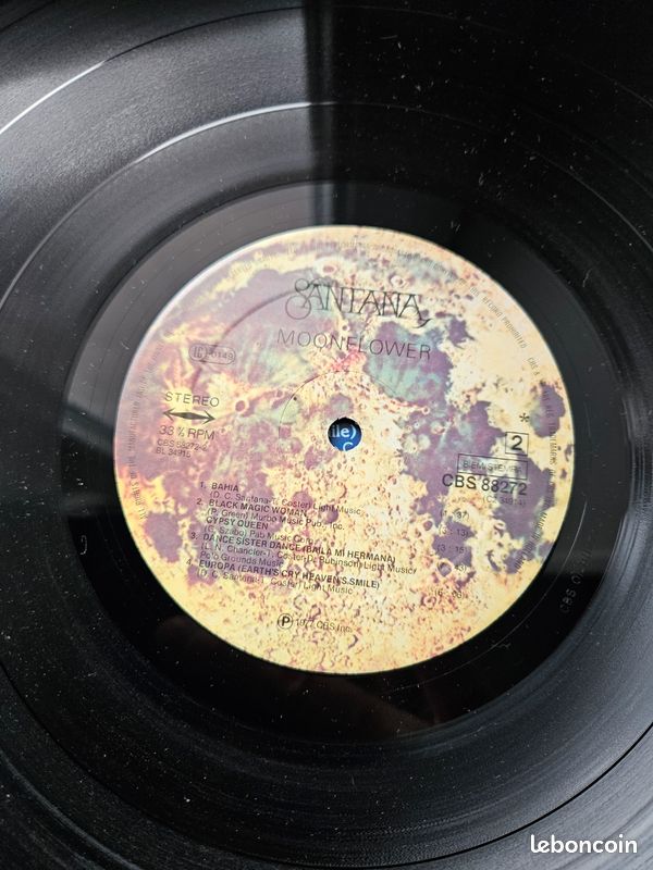 Double Vinyles 33T de Santana de 1977 CBS (image 10)