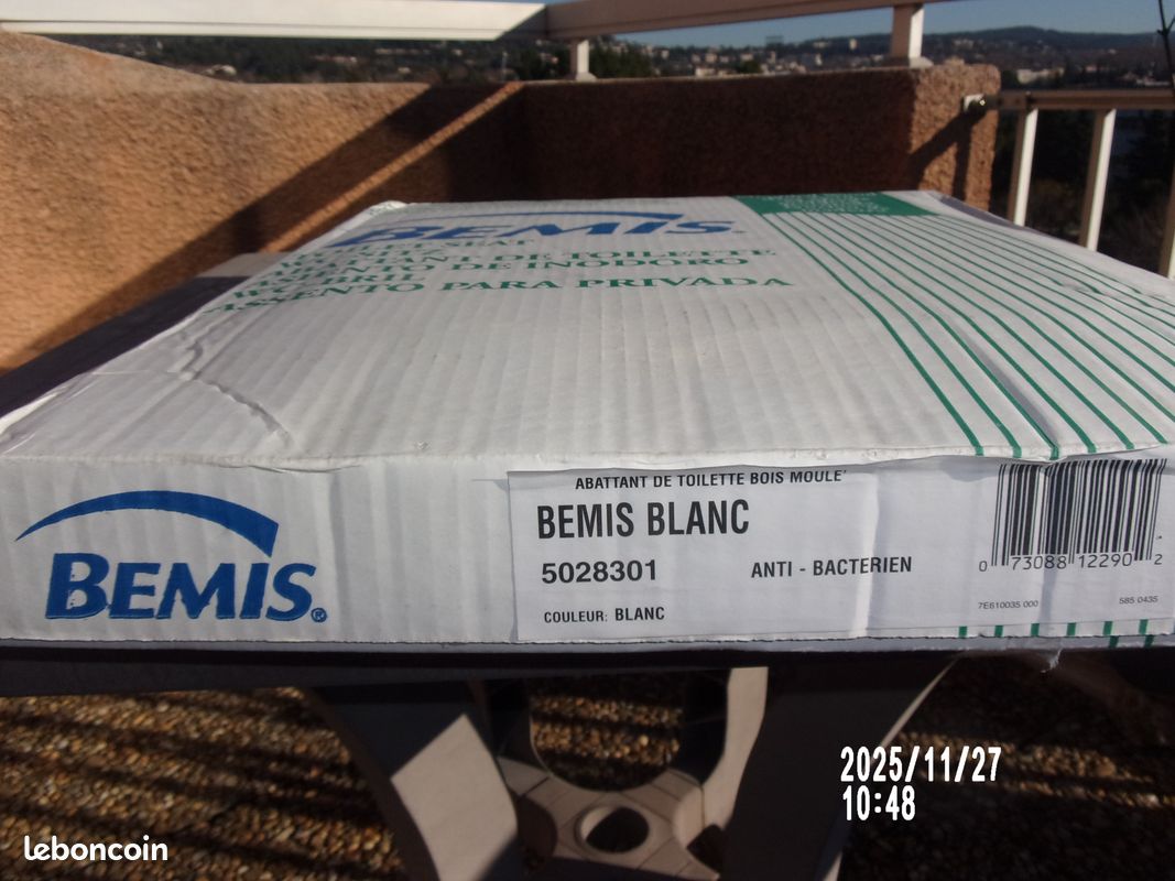 Abattant toilette Bemis - Neuf (image 3)