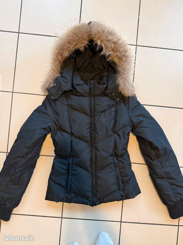 Veste BCBG MAXAZRIA Taille L - Couleur Blanc Cassé/doré, Occasion Très Bon état