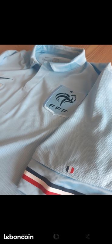 Maillot Extérieur équipe De France 2013-2014 Floqué Ribéry 7 Taille XL Nike