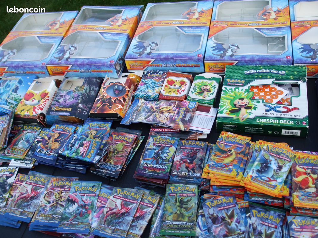 Lot de cartons, boites boosters pokemon VIDE (image 3)