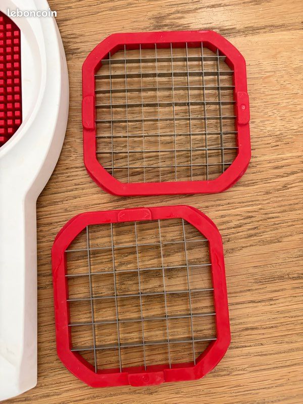 Tupperware coupe frites légumes 2 grilles (image 2)