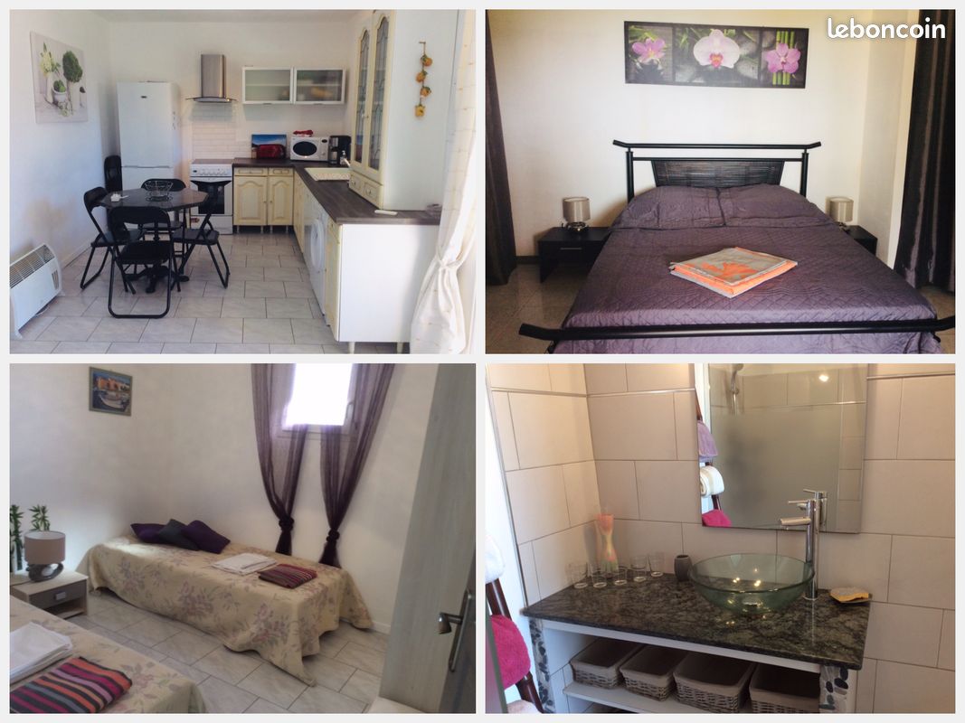 Appart F3 dans villa/vue mer/piscine/ (image 6)