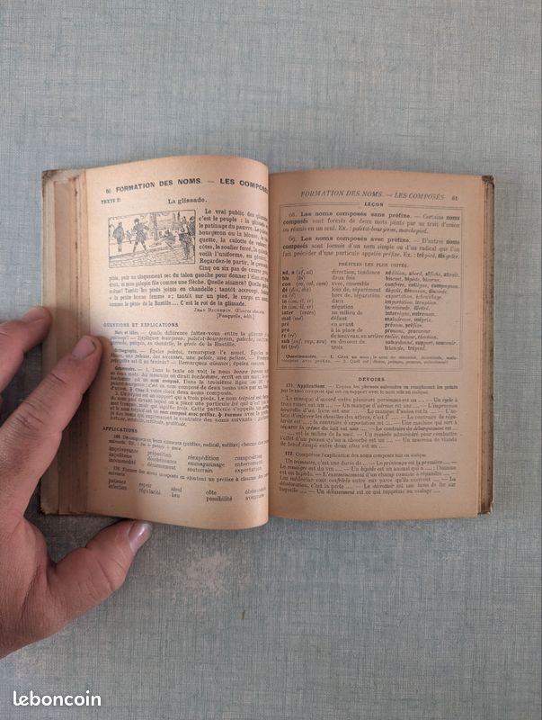 Livre de cours de langue française par Maquet, Flot et Roy publié chez Librairie en 1925Hachette - très bon état (image 4)
