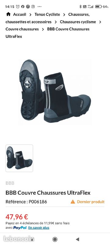 Couvre chaussures cyclisme (image 5)
