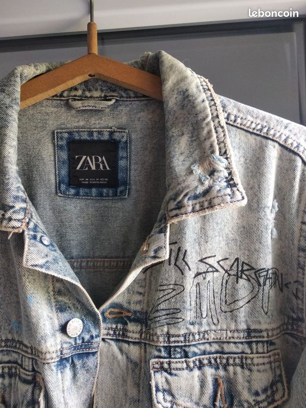 Veste En Jean Personnalisée Zara super stylee ... (image 5)