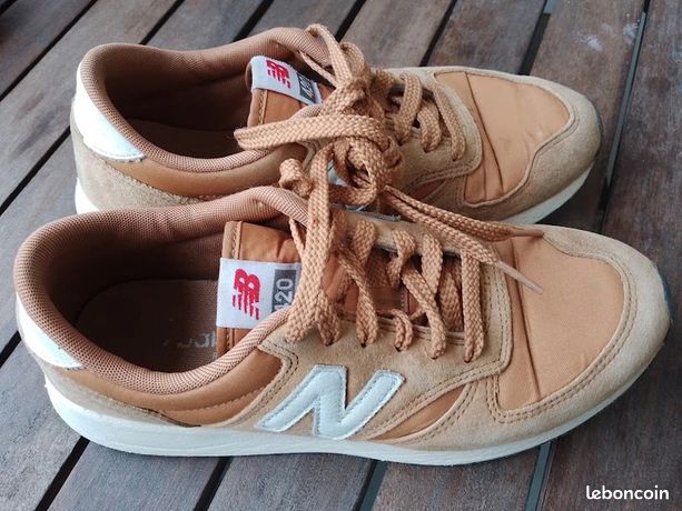 Brown New Balance 420 Spartoo 420 Baskets New Balance U420 Femme