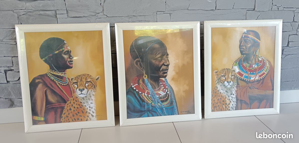 Tableau restaurant africain - Décoration murale