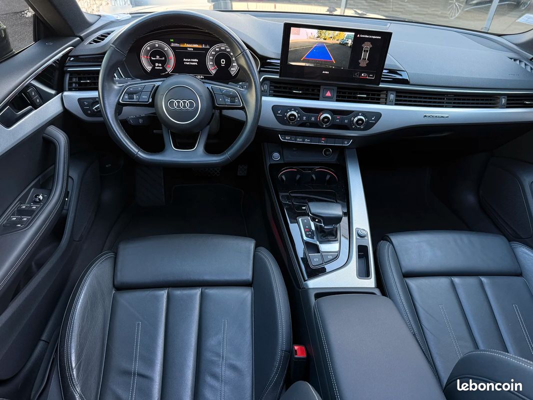 Audi A5 40 TDI quattro Avus Pack S-line / entretien Audi / Attelage électrique + toit ouvrant (image 8)