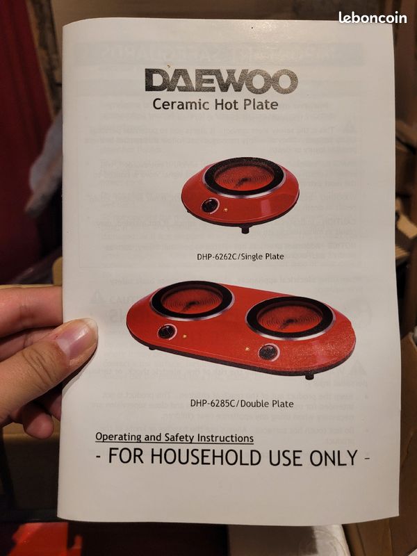 Plaque de cuisson Daewoo (image 5)