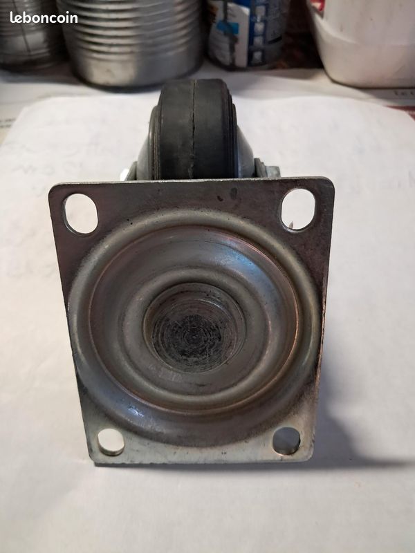 1 Roulette pivotante neuve diamètre 80mm (image 6)