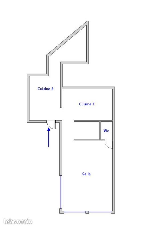 Local commercial, pizzeria, restaurant 63 m² Chateau gombert (image 7)