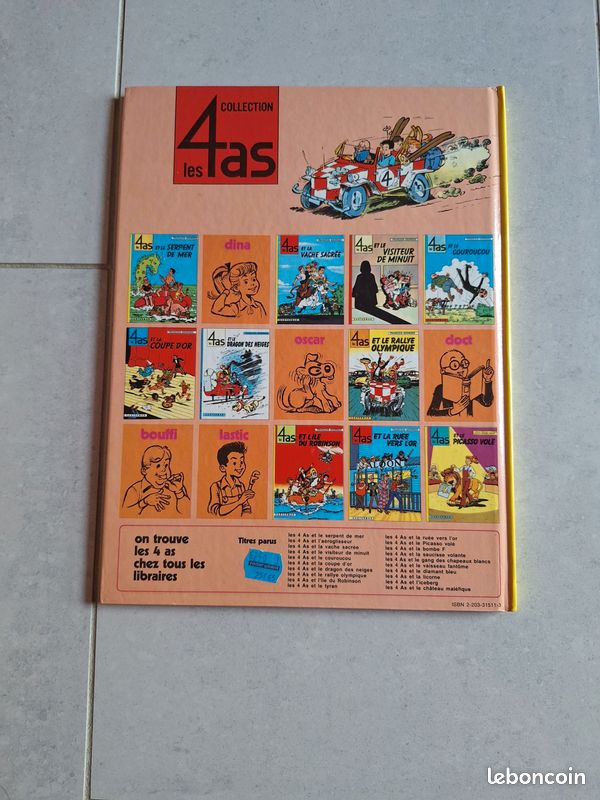 Lot de 3 BD les 4 as (image 7)