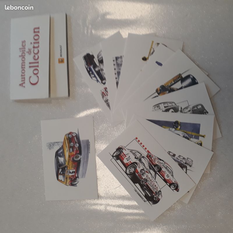 Cartes " Automobiles de collection " par RENAULT (image 1)