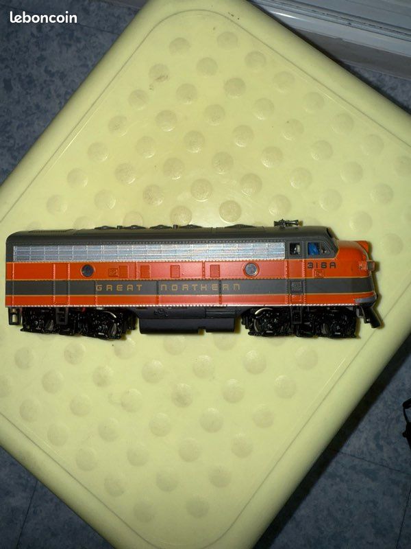 Bachmann échelle N - Locomotive Vapeur Great Northern Réf. 553061 - Occasion état Neuf