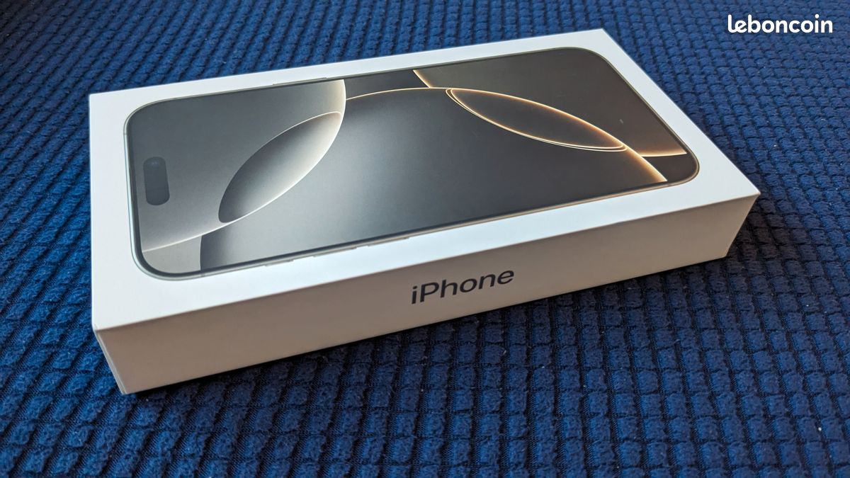 IPhone 16 Pro Max Titane naturel 512 Go NEUF SOUS SCELLÉ JAMAIS OUVERT (image 2)