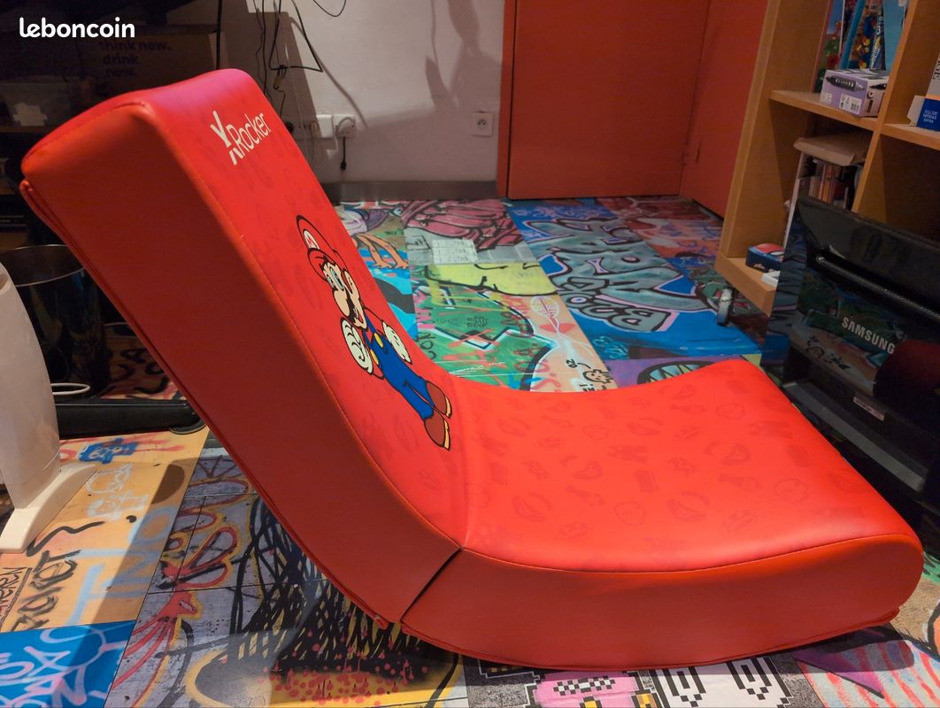 Siège gaming à bascule Super Mario Nintendo pour enfant (image 2)