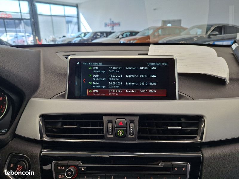 Bmw X1 (F48) Xdrive 2.0 i turbo 192 ch XLine 4x4 / GPS / Caméra / Régulateur / Radar / 1ère m (image 22)