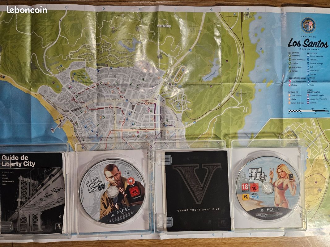 Lot 4 jeux Rockstar : GTA 4 + GTA 5 + RDR + L.A. Noire - PS3 (image 8)