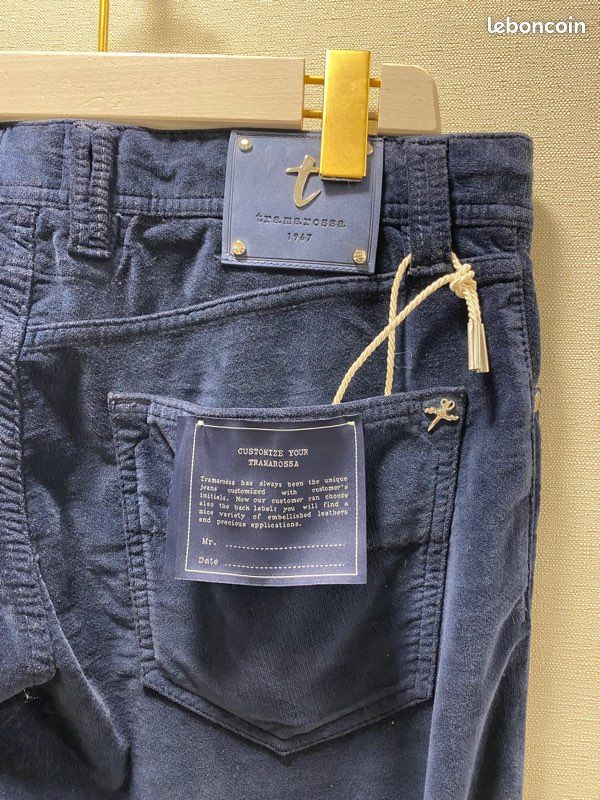 TRAMAROSSA - Jeans bleu marine (image 2)