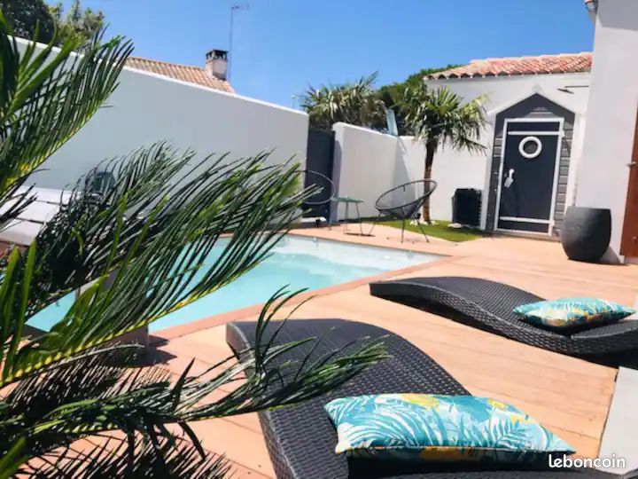 Proche plage, charmante petite villa avec piscine chauffée, animaux acceptés (image 5)