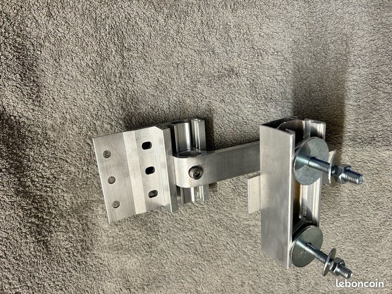Support Starlink Mini toiture tuile canal – aluminium réglable fixation robuste (image 3)