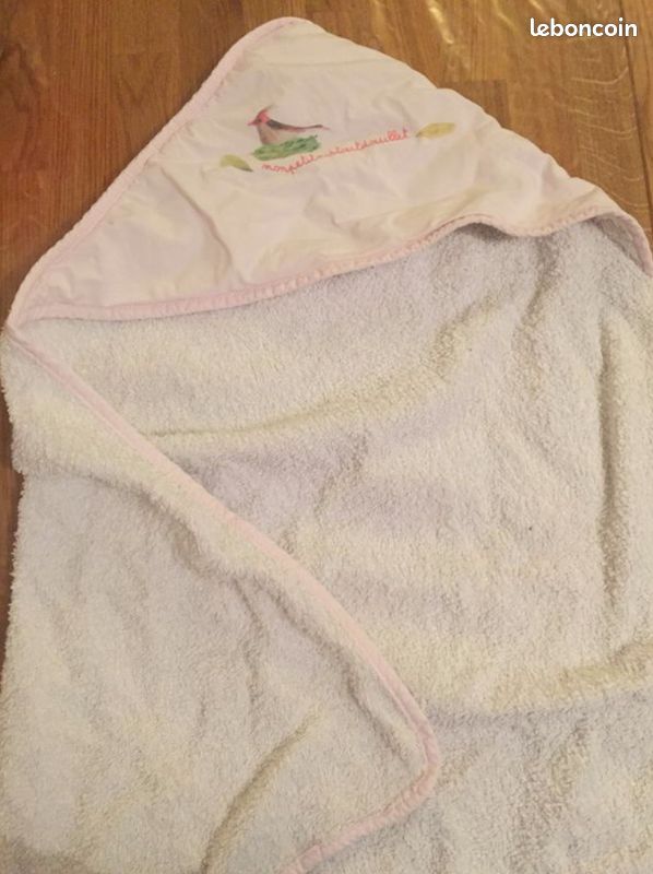 Serviette bébé sortie de bain DPAM (image 1)