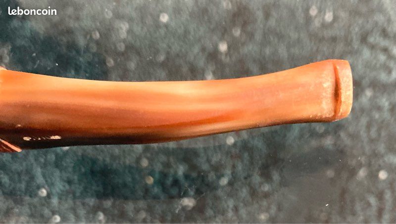 Pipe courbe gainée de cuir Paul Viou (image 7)