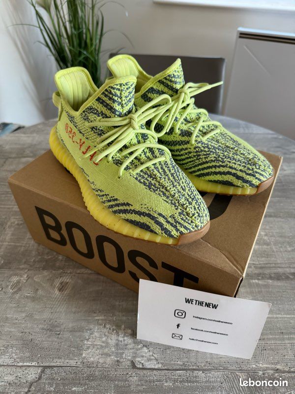 Semi Frozen Yellow Basket Yeezy Jaune Yeezy Boost 350 V2 Semi