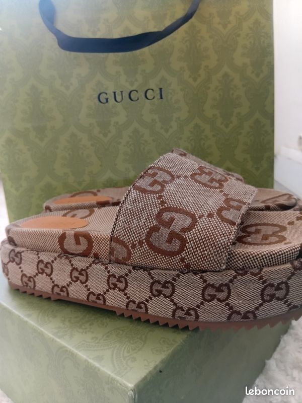 Mules plateforme Gucci (image 2)