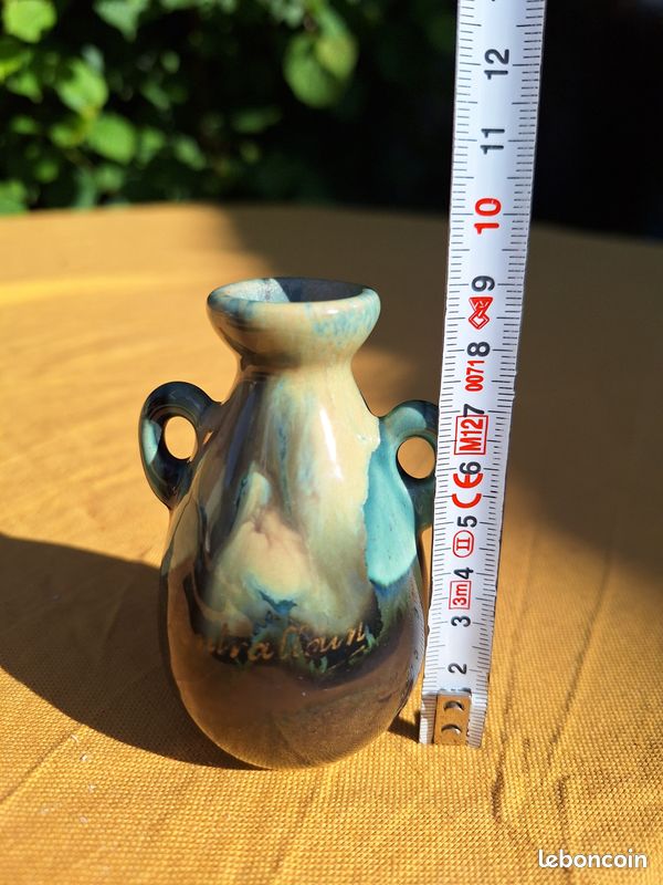 Bibelot vintage en céramique émaillée mouchetée - 1960/70 | €30