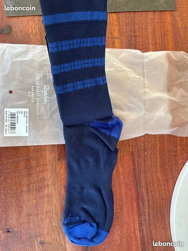 Chaussettes vélo Rafa'l Classique Blanc Noir