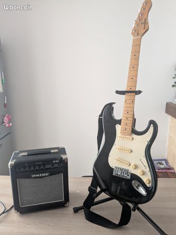 Guitare électrique et ampli