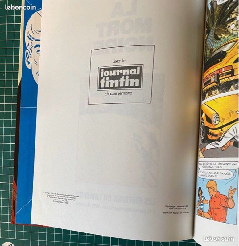 BD #35 - Ric Hochet - La mort noire - édition originale (image 4)