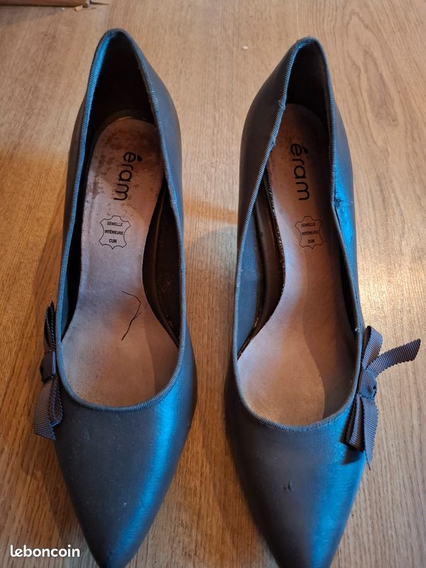 Vends escarpins marron Eram Chaussures