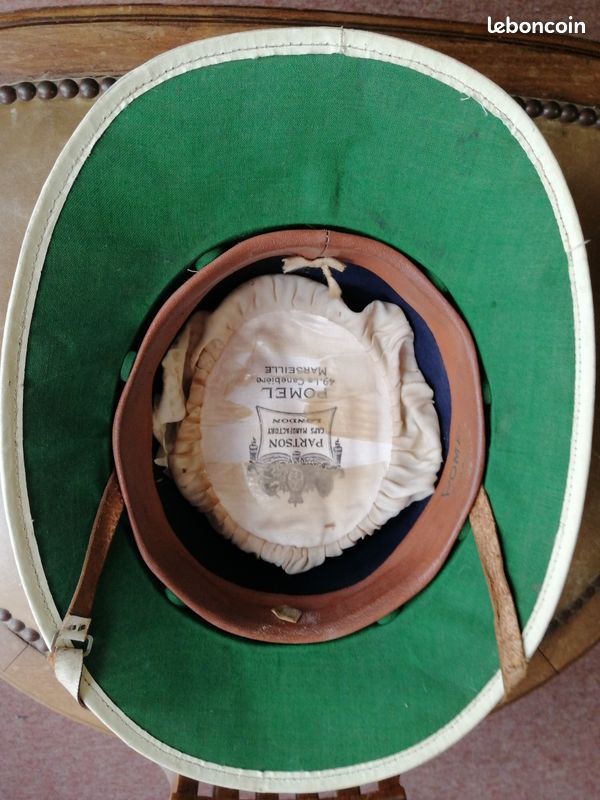 Casque colonial ancien (image 2)
