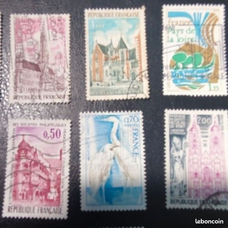 200 timbres de France matériel pour le collectionneur