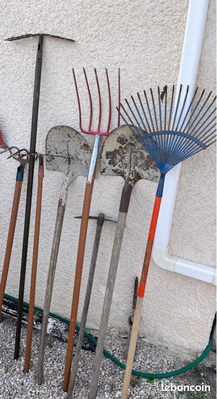  Gros Lot D'outils Anciens En Acier - Parfait Pour La Déco Ou L'atelier 