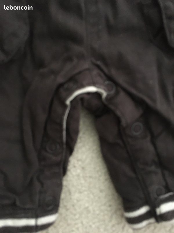 2 Ensembles 1 mois : 2 salopettes et 2 polos (image 5)