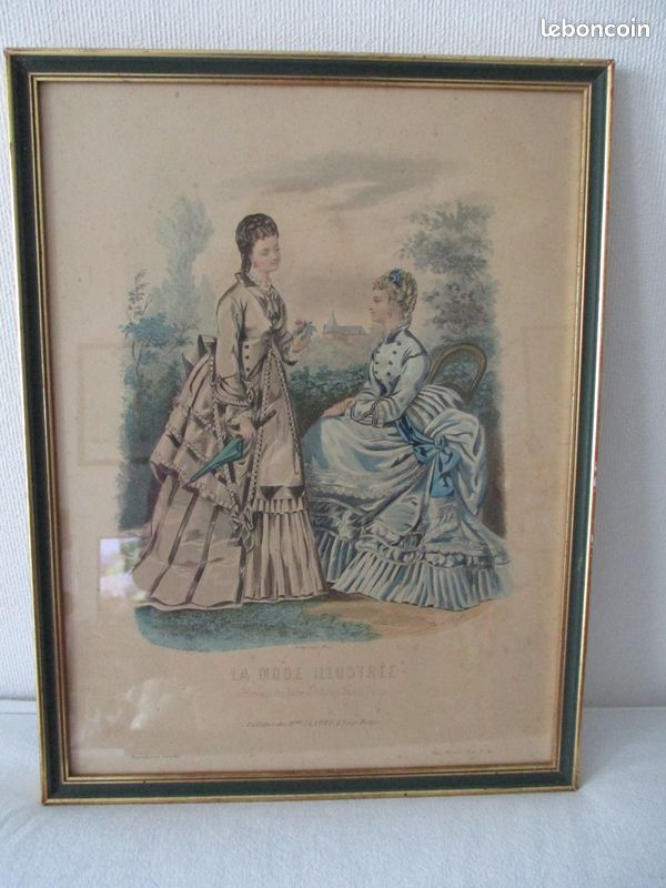 Cadre ancien la Mode Illustrée (image 1)