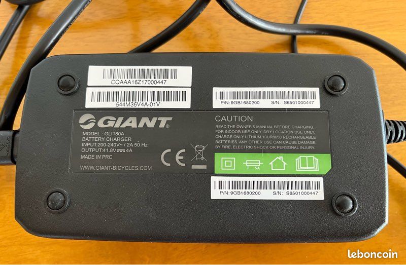 Pour GIANT PRIME, Chargeur D'Origine 41,8V 4A - FR