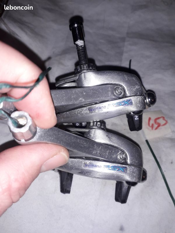 Paire Etriers freins av-arr Shimano RSX BR-A410 avec 4 patins Bon état -434 - Équipements vélos