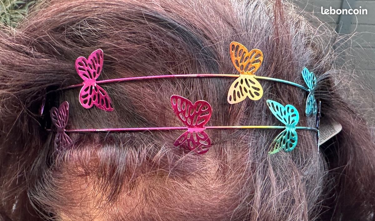 Lot De 2 Serre-têtes Vintage N32 - Occasion, Style Rétro Pour Cheveux