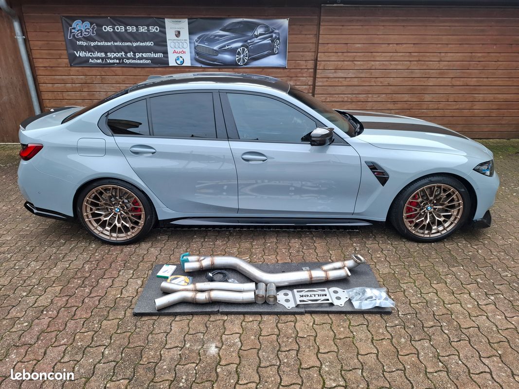 BMW M3 G80 CS 550 - Ligne MILTEK / BERK Performance / Clapets SST / Titane - 2nde Main Française - 16500km - Comme neuve - PPF Avant + Full Céramique - Full Entretien BMW (dernier : 12/2025) – Options (image 8)