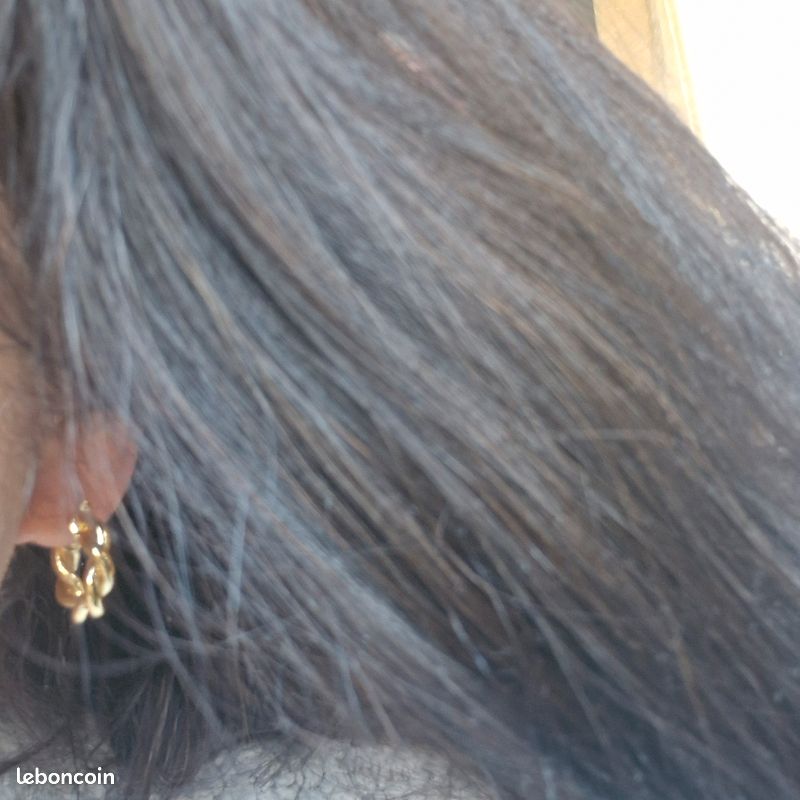 Creoles torsadé, boucles d'oreilles torsadé, petites créoles, (image 4)