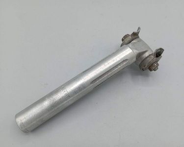 Tige De Selle SR Laprade Vintage - 26,6 Mm X 190 Mm - Aluminium Argent - Fabriqué Au Japon