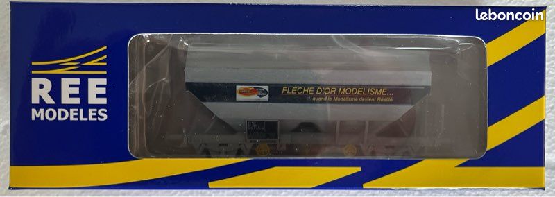 Wagon céréalier FRANGECO « S.H.G.T » - REE WB901 - SNCF - HO 1/87 - EP III