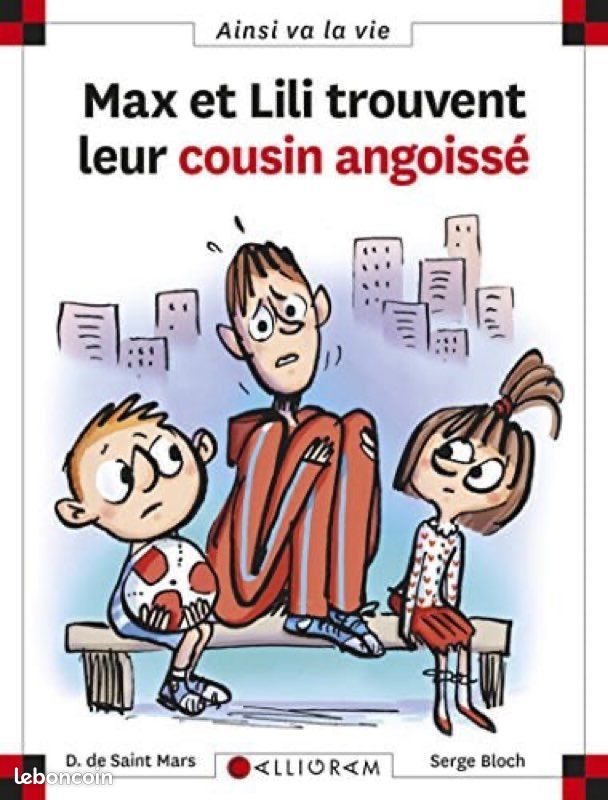 Livre Max et Lili trouve leur cousin angoissé (image 1)
